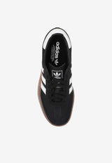 Adidas Originals Sambae Leather Low-Top Sneakers Black JI1350 0-CBLACK FTWWHT GOLDMT