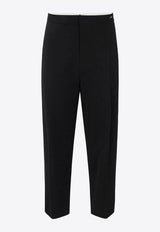 Elisabetta Franchi Tailored Cropped Pants Black PA05347E2_110