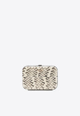 Prada Snakeskin Rigid Cardholder Beige 1MC1122C38_F0187