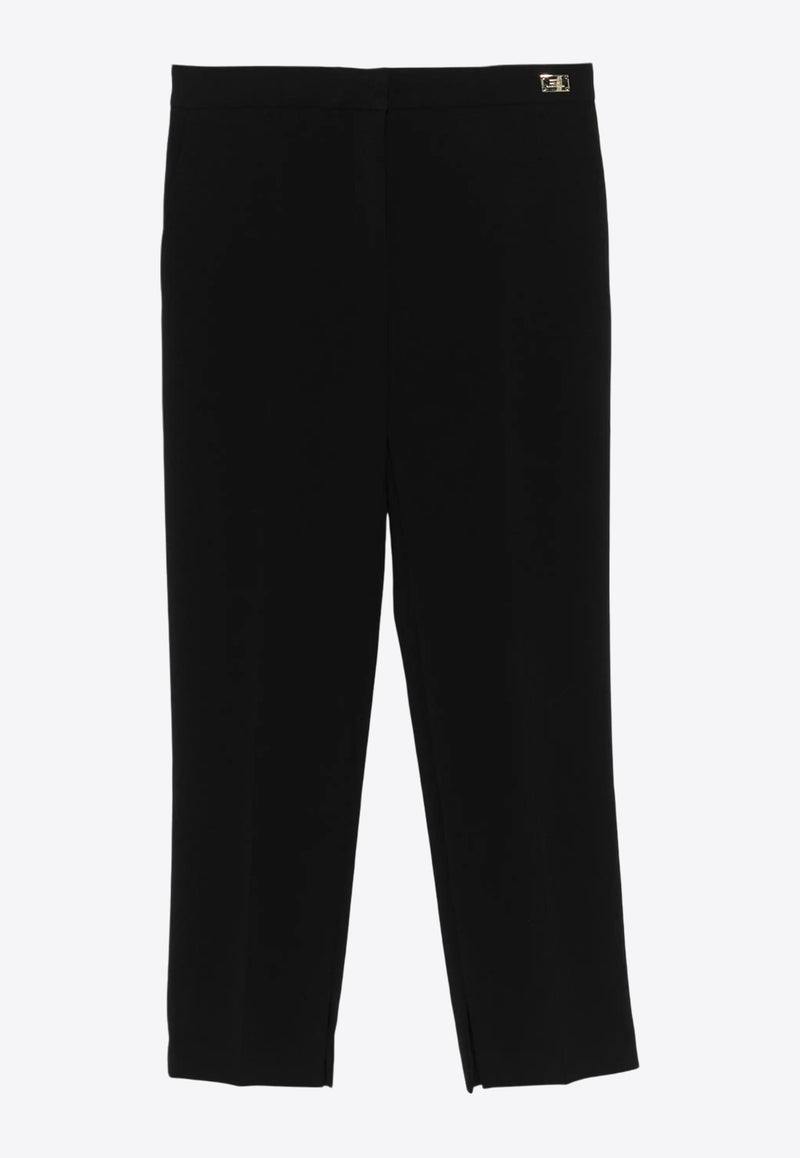 Elisabetta Franchi Tailored Crepe Pants Black PA05447E2_110