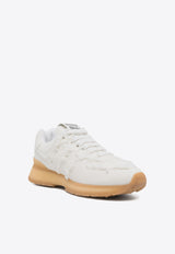 Miu Miu Denim Lace-Up Sneakers White 5E279EF015CSL_F0304