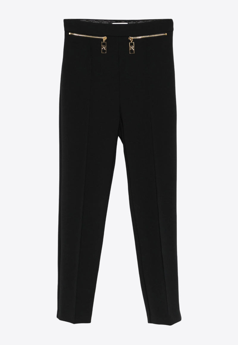 Elisabetta Franchi Tailored Crepe Pants Black PA03646E2_110