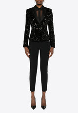 Elisabetta Franchi Tailored Crepe Pants Black PA03646E2_110