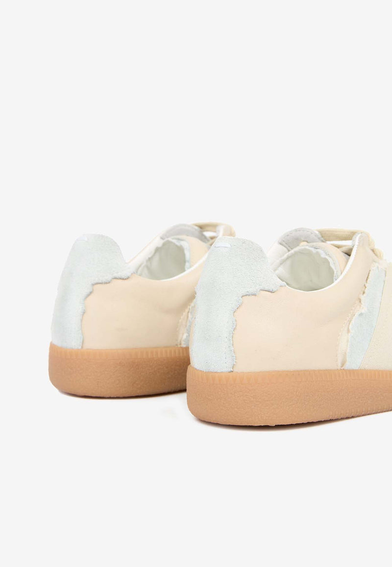 Maison Margiela Replica Inside Out Lace-Up Sneakers Beige S58WS0251P6847_HA336