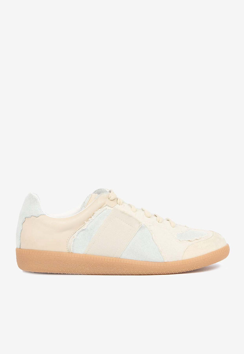 Maison Margiela Replica Inside Out Lace-Up Sneakers Beige S58WS0251P6847_HA336