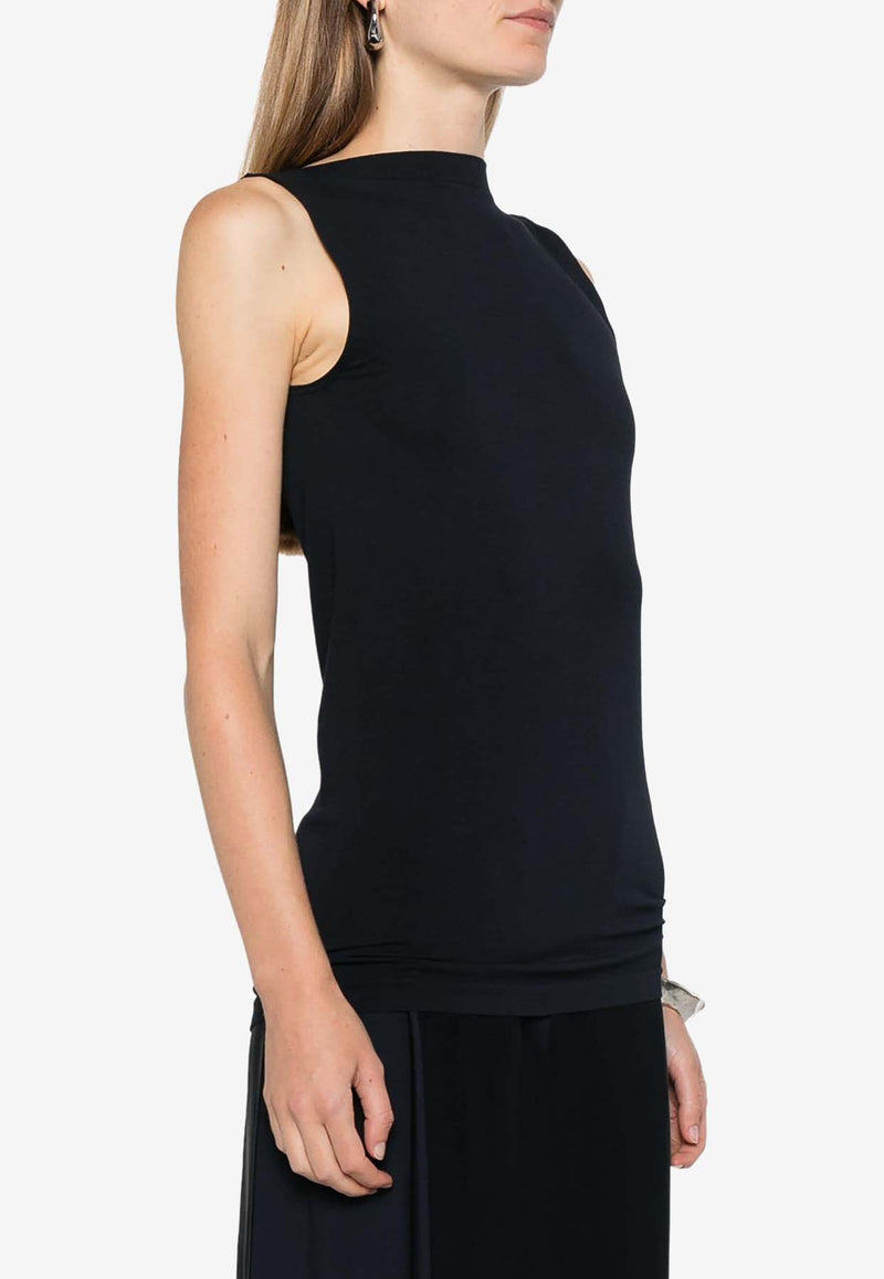 Wolford Aurora Sleeveless Top Navy 56219_5724