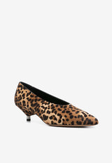 Isabel Marant Elisa 45 Leopard Print Leather Pumps Brown ES0035FAB3A31S_99LE