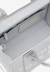 Marc Jacobs The Small Metallic Tote Bag Silver 2F3HTT004H01_039