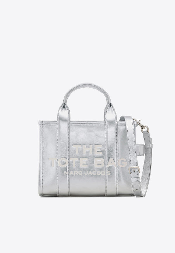 Marc Jacobs The Small Metallic Tote Bag Silver 2F3HTT004H01_039