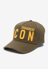 Dsquared2 Embroidered Icon Baseball Cap  Khaki BCM041205C00001_M4008