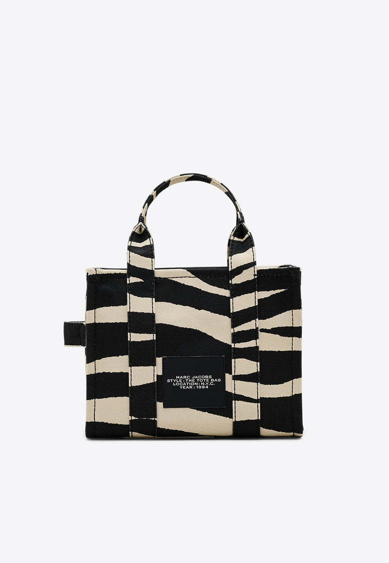 Marc Jacobs The Small Zebra Canvas Tote Bag Monochrome 2F4HTT022H05_005