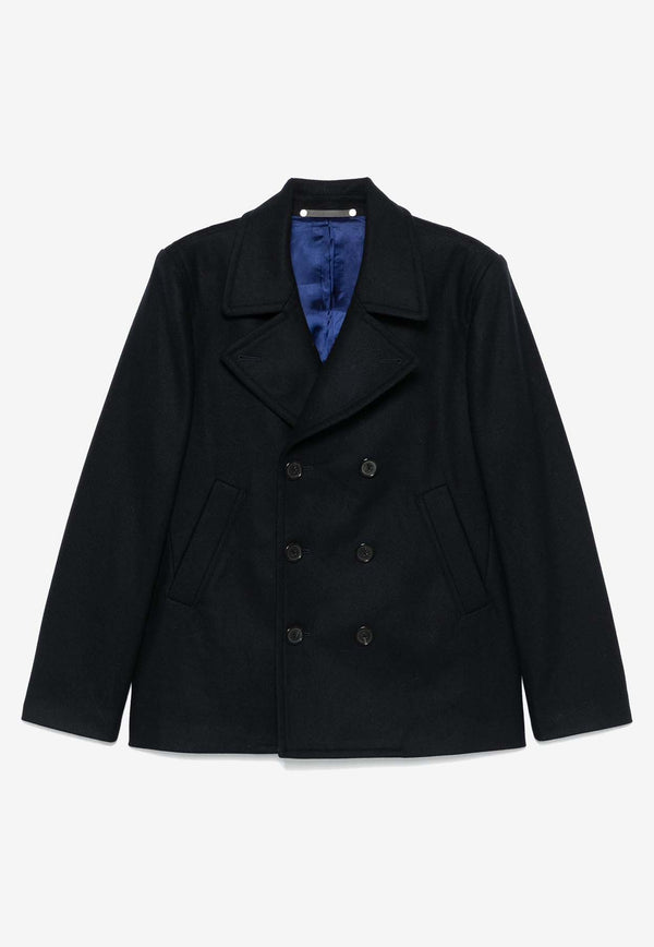 Paul Smith Double-Breasted Peacoat  Navy M2R597TN21059_49