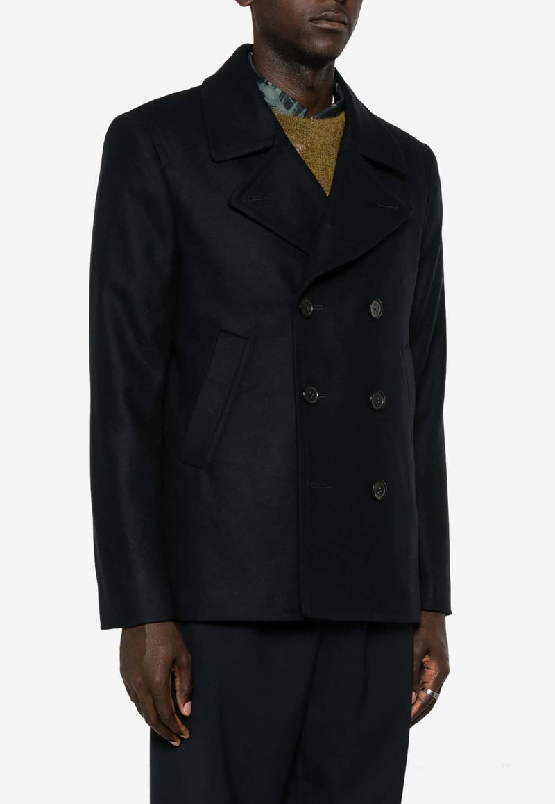 Paul Smith Double-Breasted Peacoat  Navy M2R597TN21059_49