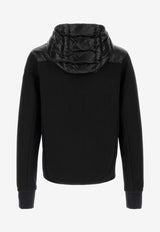 Moncler Grenoble Padded-Panel Hooded Sweatshirt Black J20979B00012C9043_999