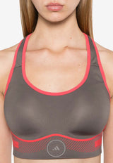 Adidas By Stella McCartney TruePace Sports Bra Gray IW9864_GREY/PINK