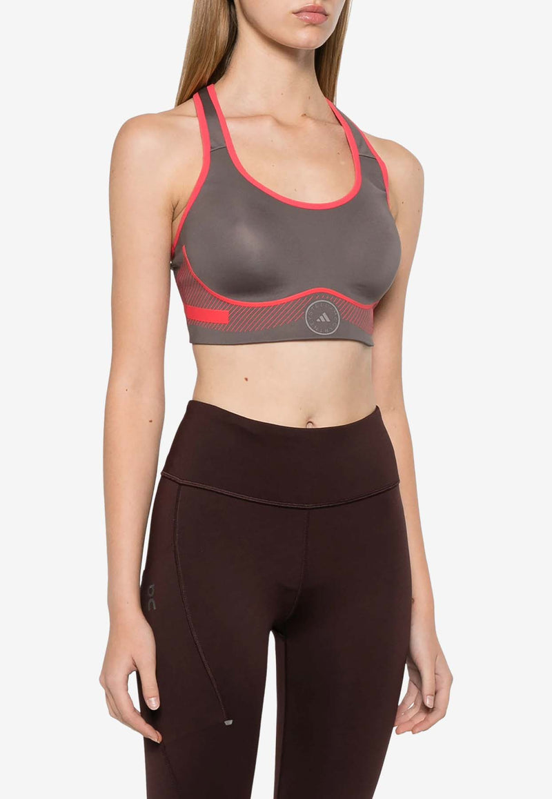 Adidas By Stella McCartney TruePace Sports Bra Gray IW9864_GREY/PINK