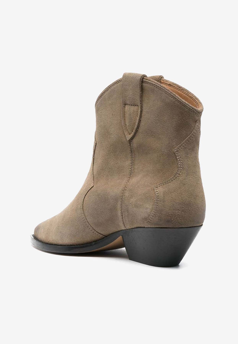 Isabel Marant Dewina 45 Suede Boots Taupe BO0002FAA1A03S_50TA