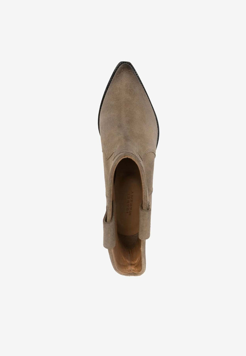 Isabel Marant Dewina 45 Suede Boots Taupe BO0002FAA1A03S_50TA