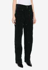 Isabel Marant Emmy Straight-Leg Jeans Black PA0432FBB4G03I_02FK