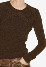 Isabel Marant Kern Alpaca Blend Sweater Brown PU0583FAB4L06I_50BZ