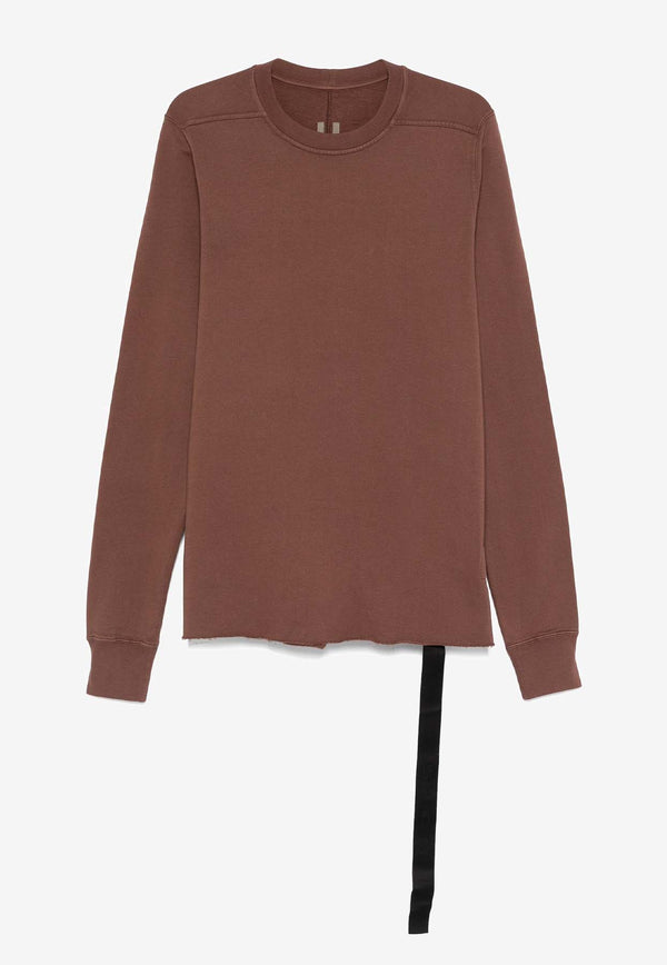 Rick Owens DRKSHDW Basic Crewneck Sweatshirt Brown DU02D2279FP_83