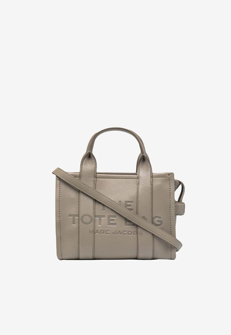 Marc Jacobs The Small Grained Leather Tote Bag Gray H009L01SP21_055