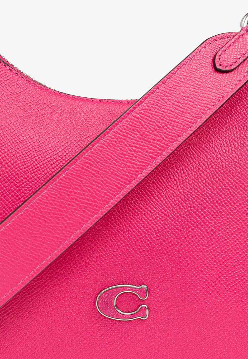 Coach Hobo Bag in Signature Jacquard Canvas Pink CJ842 0-WYE