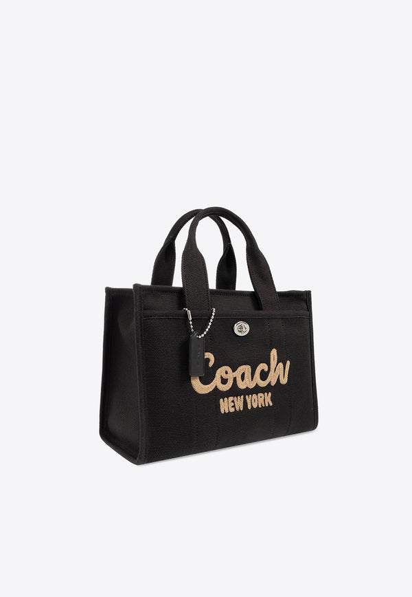 Coach Cargo 26 Canvas Tote Bag Black CP164 0-LHBLK