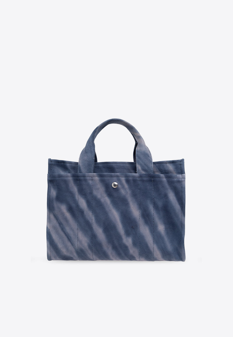 Coach Cargo 26 Canvas Tote Bag Navy CU027 0-LHNGB