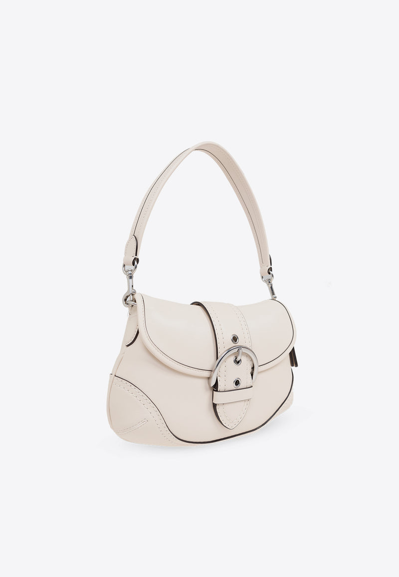 Coach Soho Leather Shoulder Bag Chalk CR699 0-LHCHK