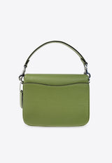 Coach Cassie 19 Leather Shoulder Bag  Green CV437 0-LHX1J