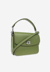 Coach Cassie 19 Leather Shoulder Bag  Green CV437 0-LHX1J