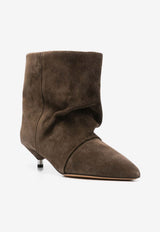 Isabel Marant Edrik 57 Suede Ankle Boots Brown BO0155FAB3A11S_50BZ