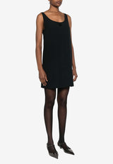 Prada Crepe Mini Dress with Bows Black P3O02RSOOO152D_F0002