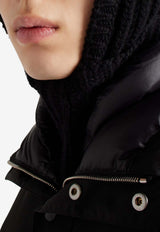 Prada Zip-Up Hooded Down Jacket Black SGC689SOOO1X02_F0002