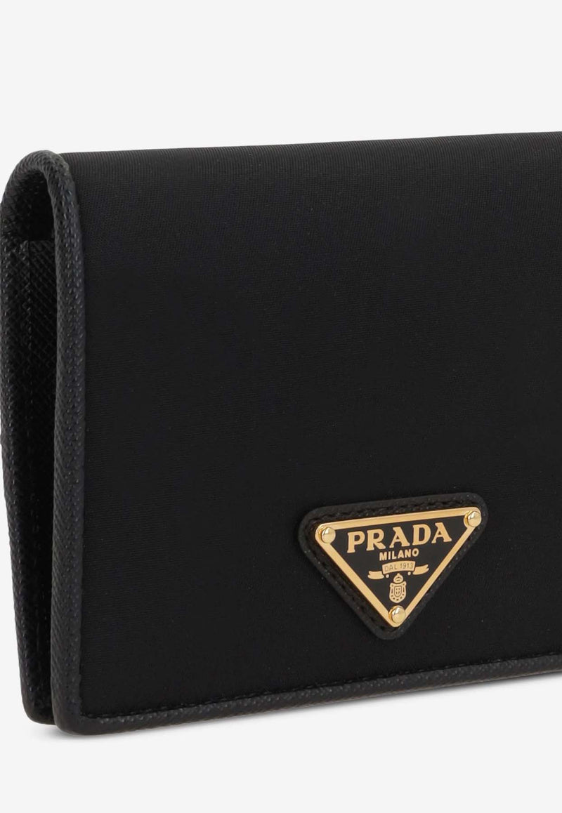 Prada Re-Nylon Triangle Logo Wallet Black 1MV2042DMI_F0002