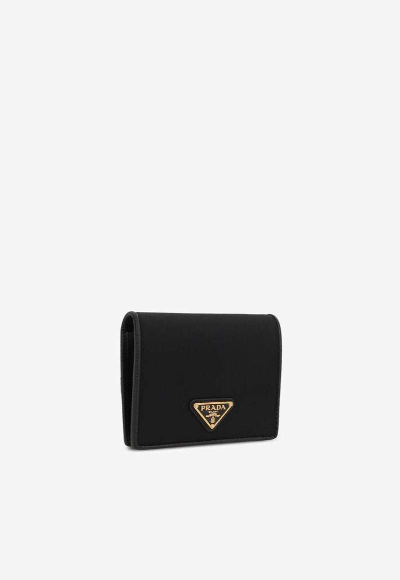 Prada Re-Nylon Triangle Logo Wallet Black 1MV2042DMI_F0002