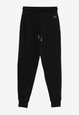 Paul Smith Swirl Heart Track Pants  Black W1A794MAU926_79