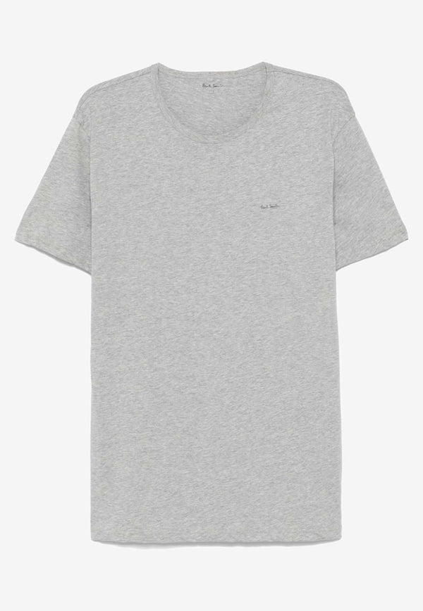 Paul Smith Logo Print  Mélange T-shirt - Set of 3 Gray M1A389M3PK_70