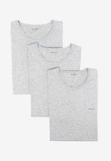 Paul Smith Logo Print  Mélange T-shirt - Set of 3 Gray M1A389M3PK_70