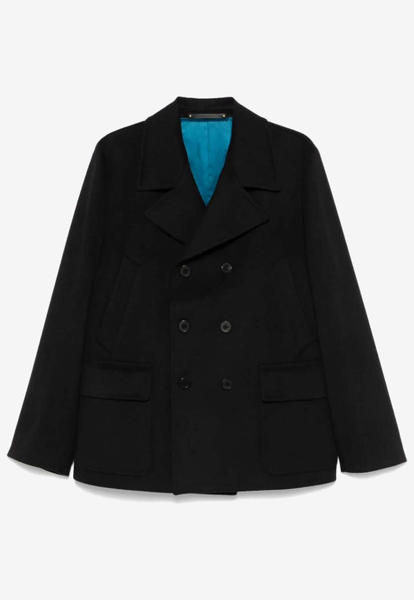 Paul Smith Double-Breasted Peacoat  Blue M1R139ZN00110_48A