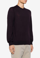 Paul Smith Wool Crewneck Sweater Purple M1R562XM02093_59