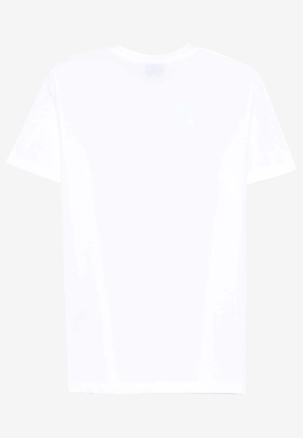 Paul Smith Skull Print Crewneck T-shirt White M2R010RNP4803_01