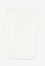 Paul Smith Label Print Crewneck T-shirt White M1R697PNP4737_01