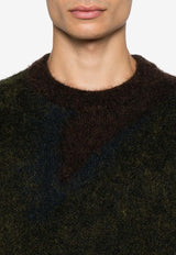 Paul Smith Mohair-Blend Crewneck Sweater Brown M1R923YN02512_73