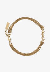Saint Laurent Cassandre Tassel Bracelet Gold 804330Y1500/R_YSL-8030