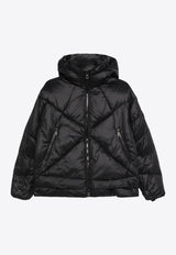 PINKO Igloo Quilted Puffer Jacket Black 103822A1ZS_Z99