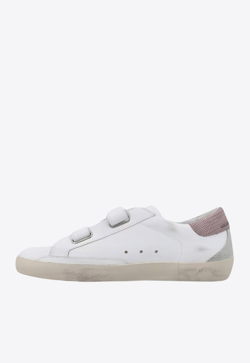 Golden Goose DB Kids Girls Old School Leather Sneakers White GJF00177F006078_11868