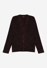 Dsquared2 Knitted Wool Cardigan Brown S72HA1225D13030_139