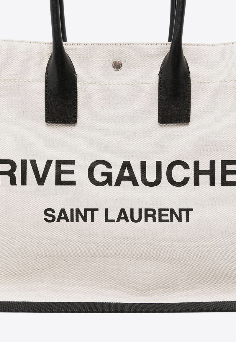 Saint Laurent Large Rive Gauche Tote Bag Beige 509415FAAVU_9083